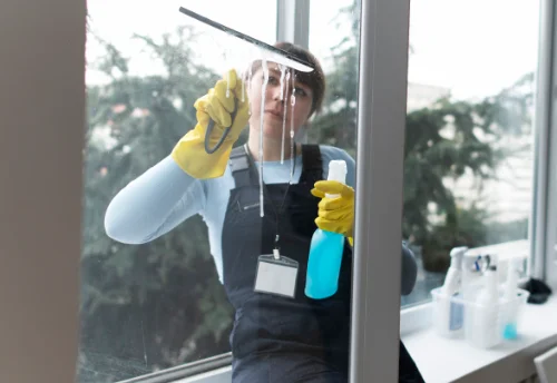 Nettoyage de vitres intérieures et extérieures à Tréméoc